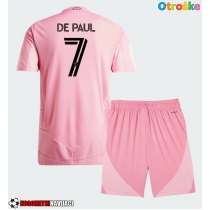 Otroške Nogometnih dresov Inter Miami Rodrigo De Paul #7 Domači 2026-27 Kratki rokavi (+ hlače)